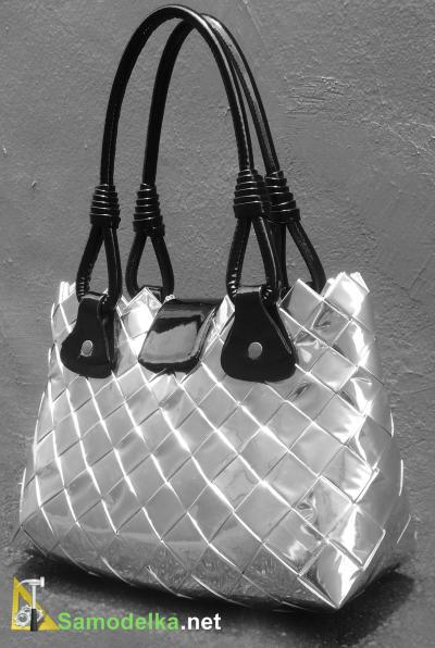 самодельная стильная не кричащая, но завораживающая своей красотой сумочка