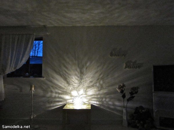 как сделать лампу из пружинных кухонных взбивалок.