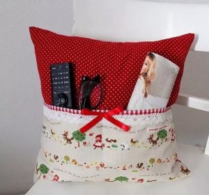 как сделать подушку с карманом для пульта